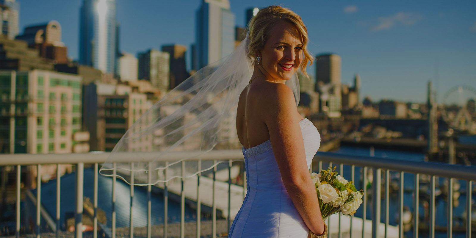 bride outdoor portrait