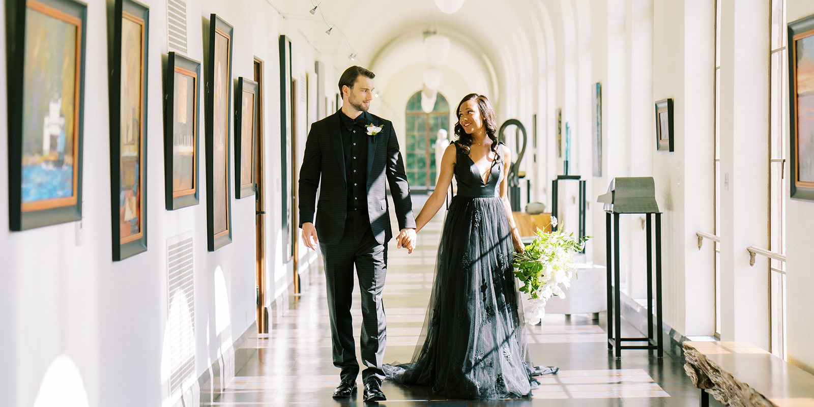 Wedding Couple Walking