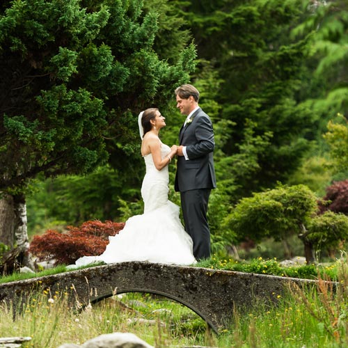 couple on bridge